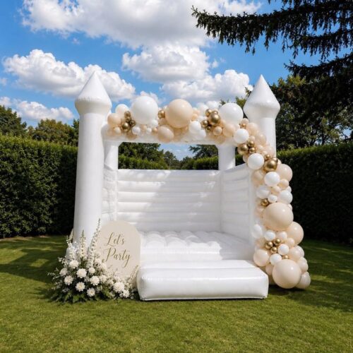 White Lux Inflatable Castle